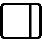 Layout Sidebar Reverse SVG Icon